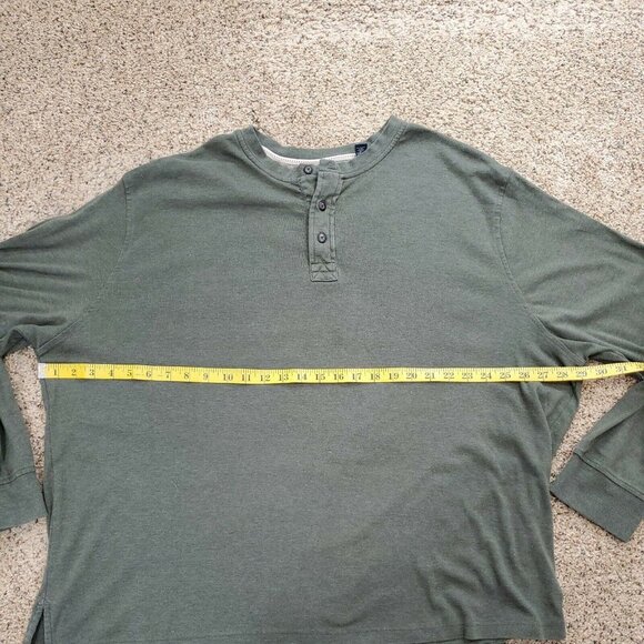 Arrow T Shirt Mens 2XL Green Long sleeve Crew Neck Pull Over - Picture 7 of 12